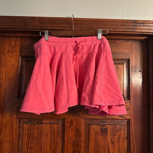 Anthropologie Pink Skorts Flared Lightweight - Picture 1 of 4